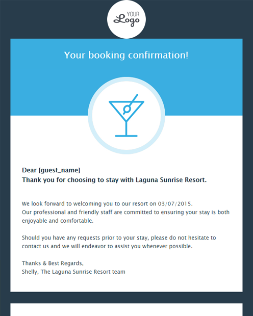 Your booking confirmation